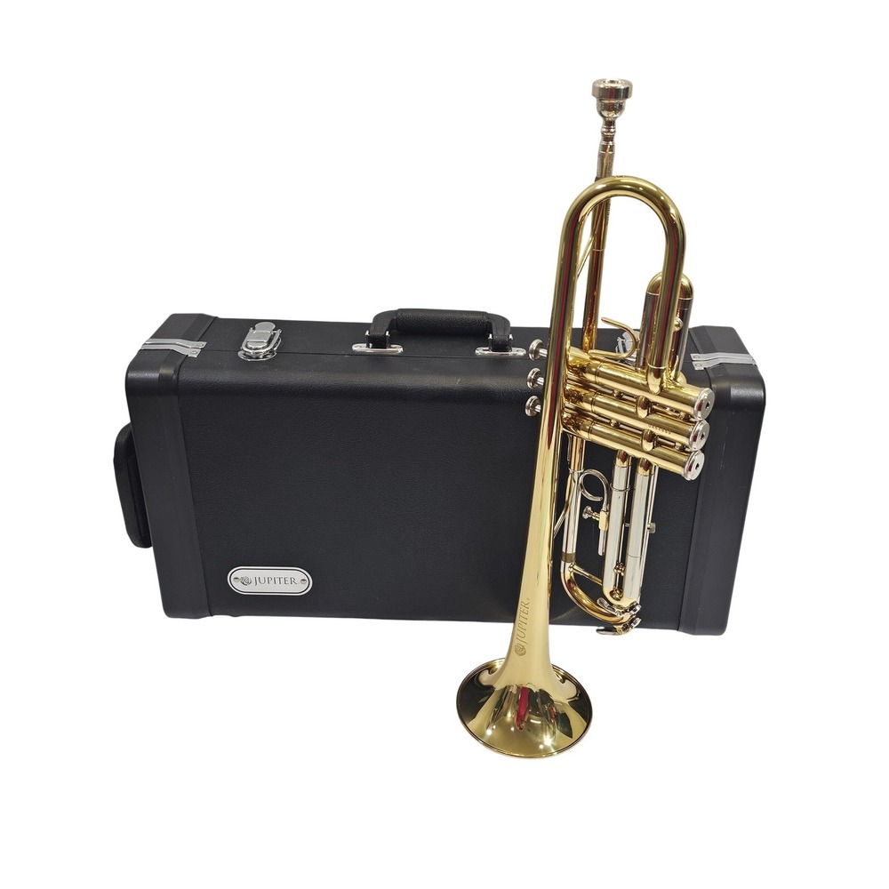 Jupiter JTR700 Standard Bb Trumpet Gold Lacquer with Case Excellent Condition